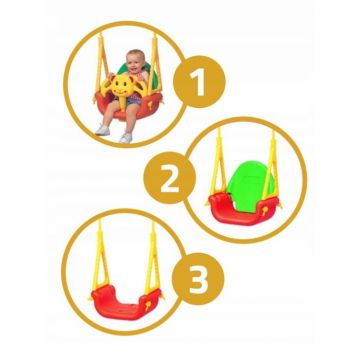 Leagan convertibil 3 in 1 Ricokids Mis 424 Ursulet
