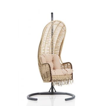 Balansoar de gradina Flamingo, Bej/Negru - Bej