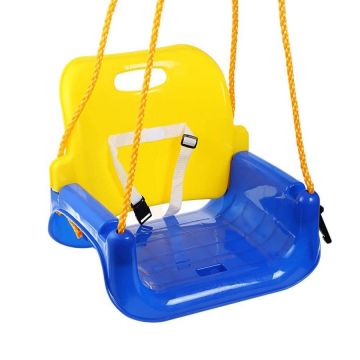 Leagan 3 in 1 pentru copii, brate ajustabile 115-200 cm, sezut 45x40x38 cm, multicolor